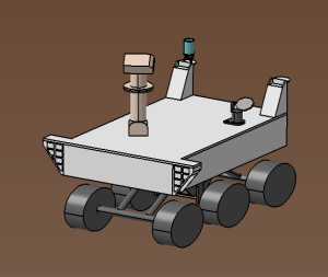 CAO du nouveau design du robot d'exploration.